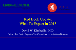 Kimberlin - Red Book Update - American Academy of Pediatrics