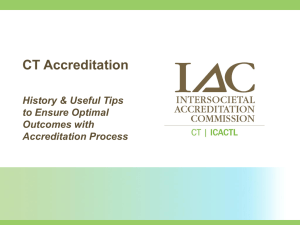 History & Useful Tips to Ensure Optimal Outcomes with Accreditation