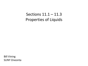 Sections 10.1 and 10.2 Properties of Gases