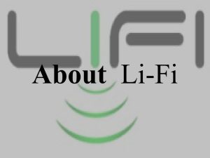 About Li-Fi