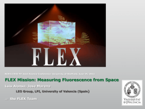 the FLEX mission and instrument concepts - NCEO