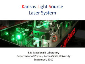 Class #1: Overview - James R. Macdonald Laboratory