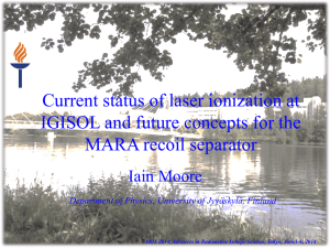 Current Status and Future Concepts for Laser Ionization at IGISOL