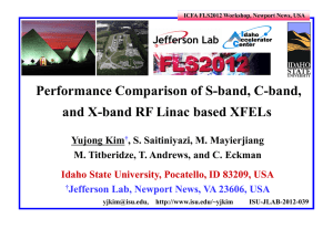 and C-bands. - Jefferson Lab