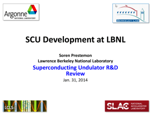 SCU Development at LBNL