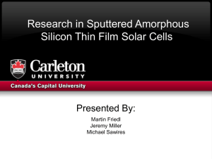 Advantages of Silicon Solar Cells