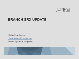 Branch srx update