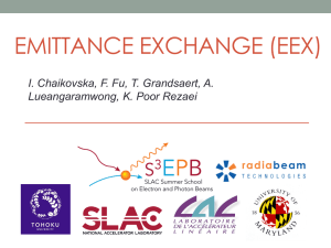 Emittance exchange