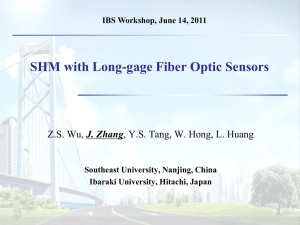 SHM with Long-gauge Fiber Optic Sensors