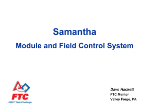 Samantha Module and Field Control System (Power Point)