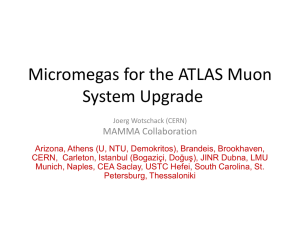 Large micromegas for ATLAS (MAMMA)