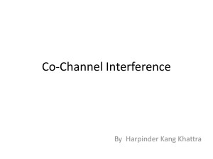 Unit 4 co channel interference