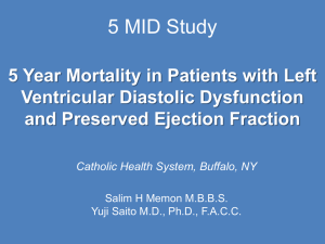 5 MID Study - Catholic Health System