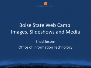 Images, Slideshows and Media - Office of Information Technology