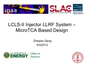 MicroTCA for LCLS-II Injector LLRF System