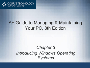 CHAPTER 2: Basic Windows Operating System