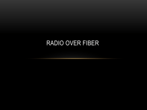 Radio over fiber