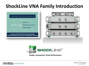 Introducing* ShockLineTM VNA Family - TECH