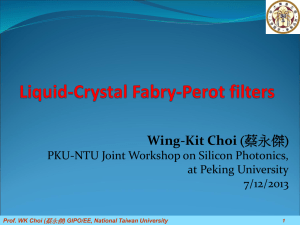 Prof. WK Choi (蔡永傑) GIPO/EE, National Taiwan University