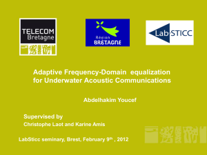 Frequency-domain Adaptive equalization and phase synchronization