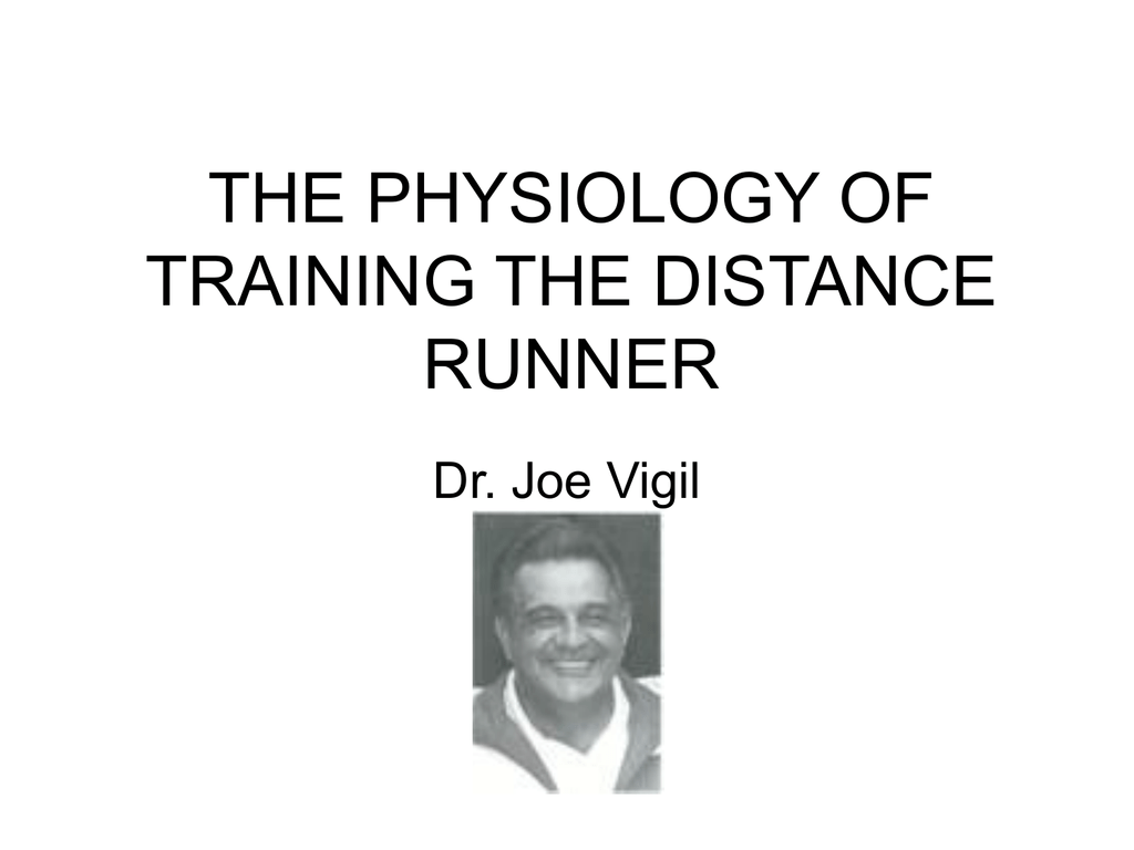 Joe Vigil Training Charts