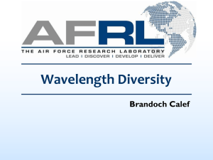 Wavelength diversity