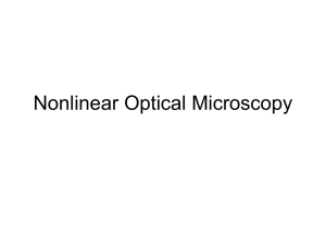 Lecture 8. Nonlinear microscopy I
