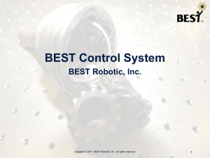 2012 RMBEST Kickoff – Control System Team Training