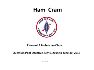 Technician Class Ham Cram for Study.