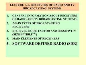 receivers OF RADIO and TV broadcastING systems