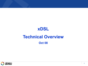xDSL Overview Oct 08
