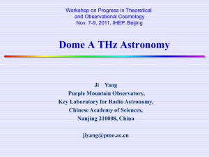 THz Astronomy at Dome A
