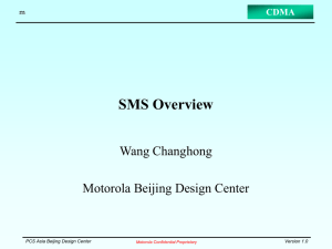 SMS protocol stack