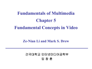 Chapter 5. Fundamental concepts in video