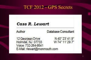 GPS Secrets
