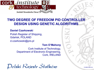 two degree of freedom pid controller design using genetic algorithms