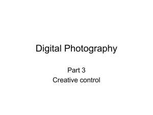 Part 3 - Creative control