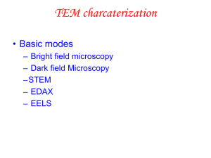 SEM Microcharacterization