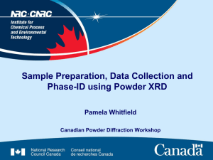 Pam Whitfield - sample prep CPDW