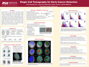 Single Cell Tomography for Early Cancer Detection