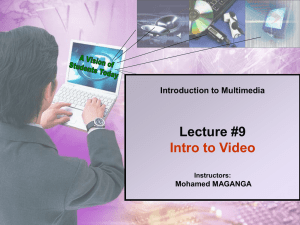 lecture8-Intro to Video