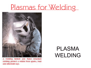 12 PLASMA SPRAY WELD