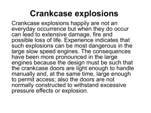 Crankcase explosions
