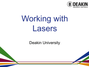 Centre for Lasers & Applications
