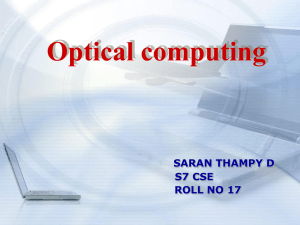 OPTICAL COMPUTING