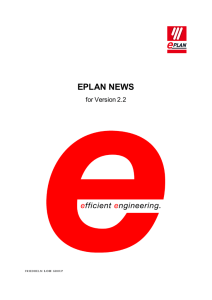 EPLAN News for Version 2.2