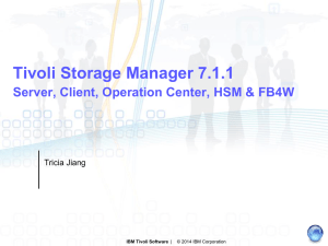 Tivoli Storage Manager 7.1.1 Technical details