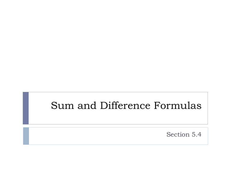 sum-and-difference-formulas