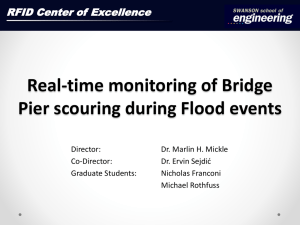 Real-time monitoring of Bridge Pier scouring during Flood events