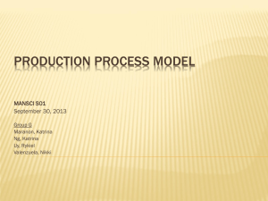 Production process model